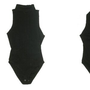 Zara Mock Neck Sleevless Bodysuit